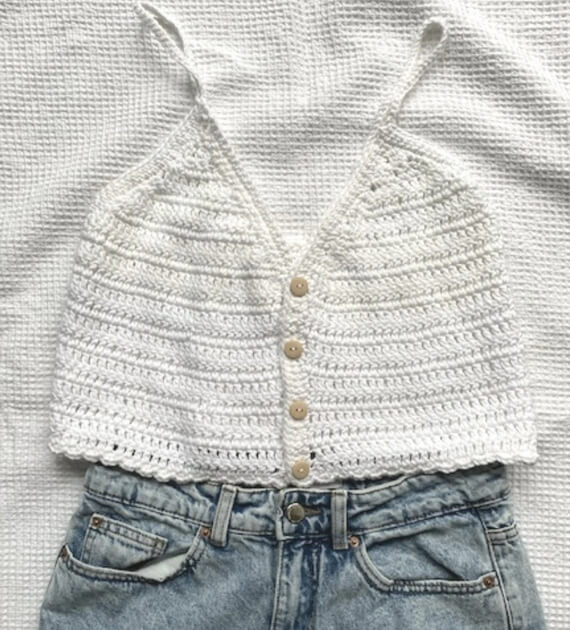 HEIDI Summer Top Crochet Pattern