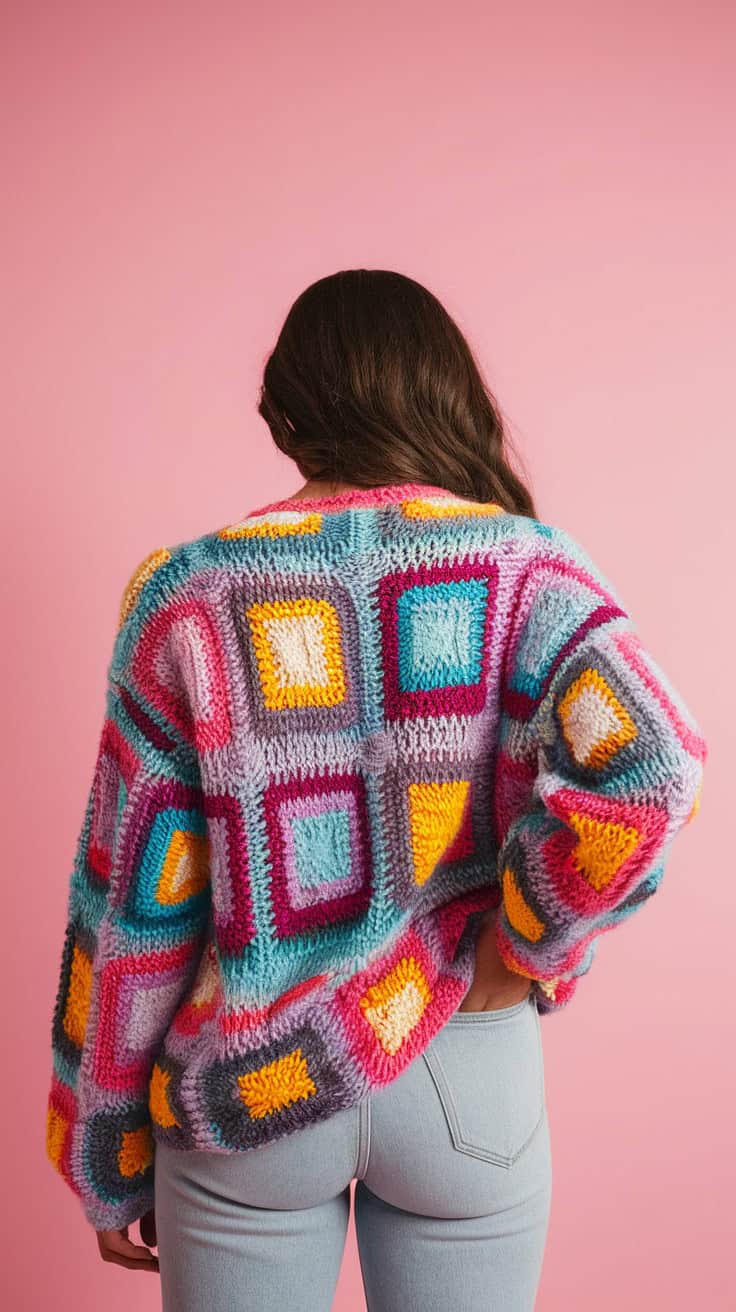 Hexagon Crochet Cardigan Pattern
