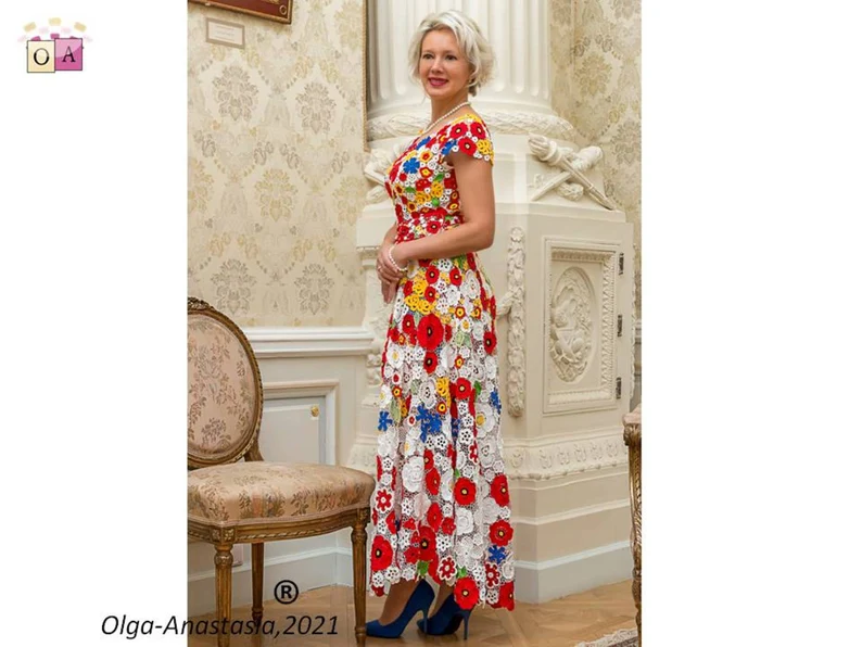 Irish Lace Dress Crochet Pattern Tutorial