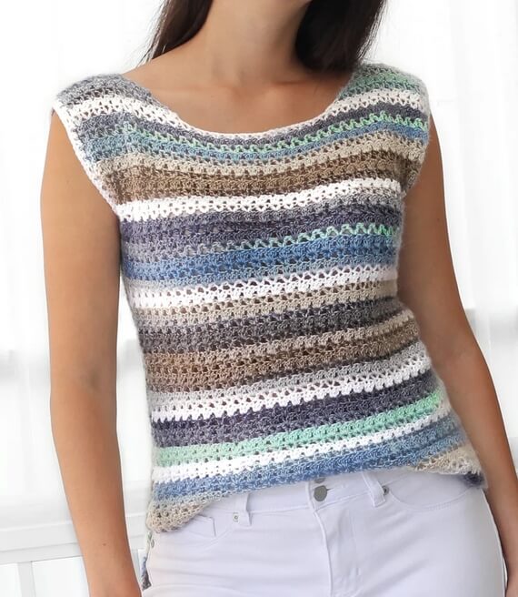JADE Boho Crochet Top Pattern (XS-3XL)