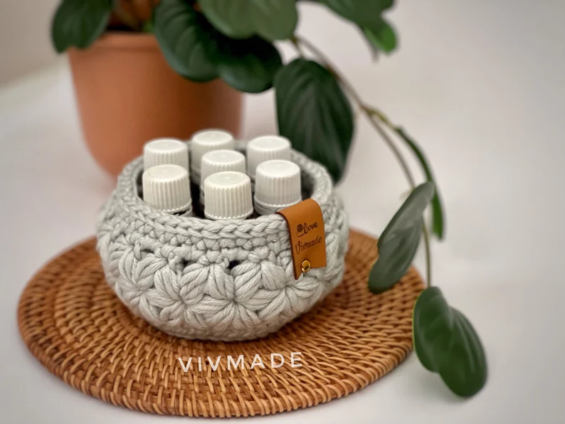 Jasmine Stitch Face Scrubbies & Basket Pattern