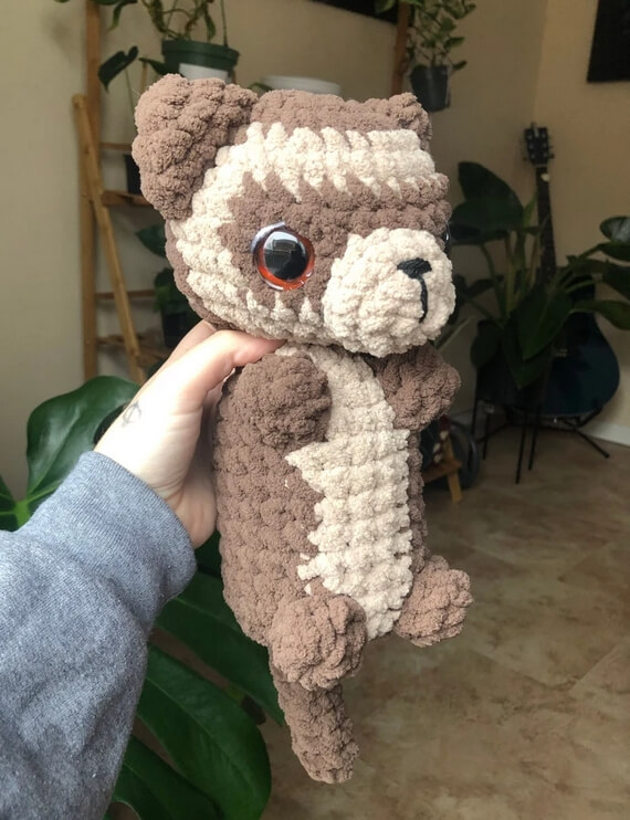 Kawaii Ferret Amigurumi Crochet Pattern PDF