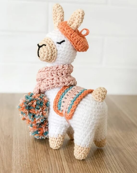 Louisa Llama Amigurumi Crochet Pattern PDF