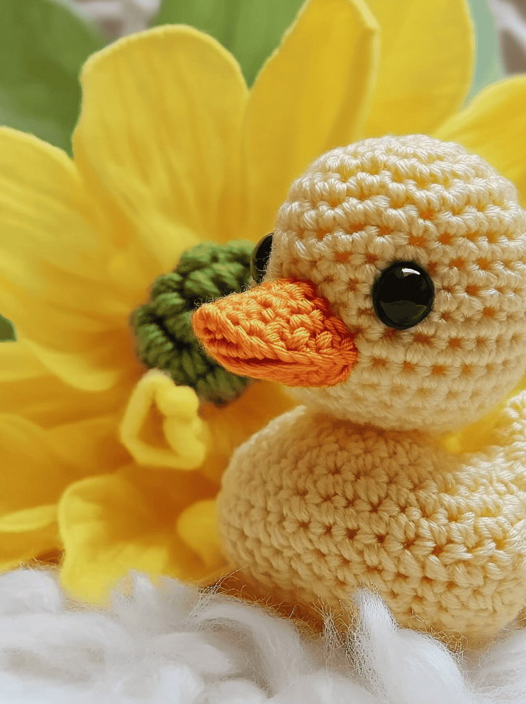 Mallard Duck Baby Amigurumi Crochet Pattern