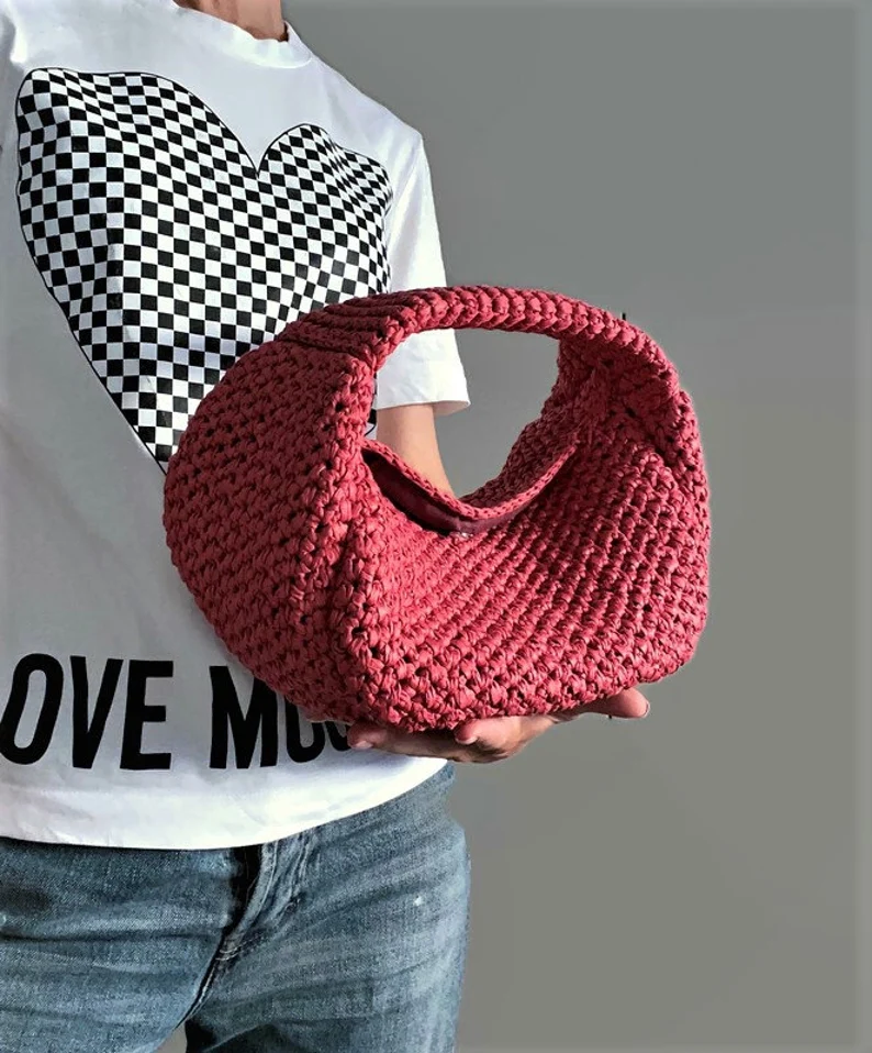 Matera Crochet Raffia Bag Pattern for Women