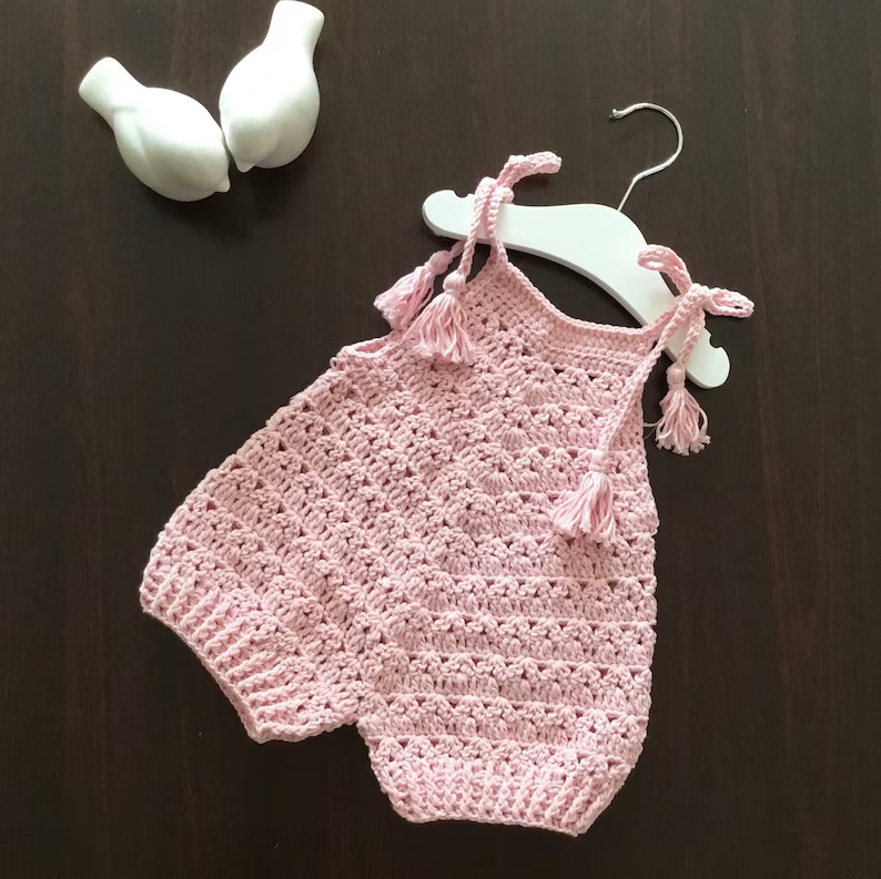 Mira's Multi-Size Crochet Romper Pattern 0-4yrs