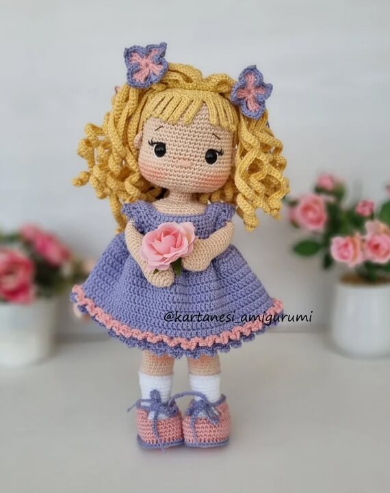 Nelly Amigurumi Crochet Doll Pattern Tutorial PDF