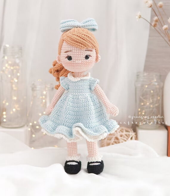 Nina Amigurumi Doll Crochet PDF Pattern