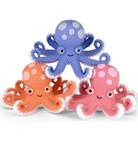 Otto Octopus Amigurumi Crochet Pattern