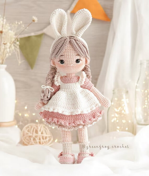 Rosie Amigurumi Doll Crochet Pattern PDF