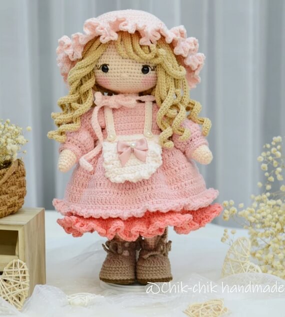 ROSIE The Maid Amigurumi Crochet Pattern PDF