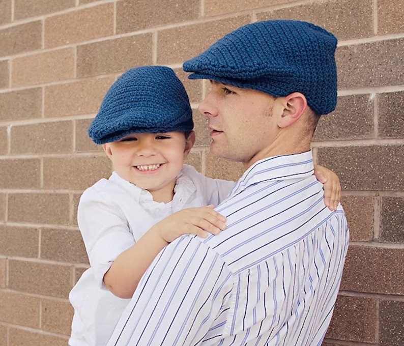 Seamus Scally Cap: Adult Newsboy Crochet Pattern