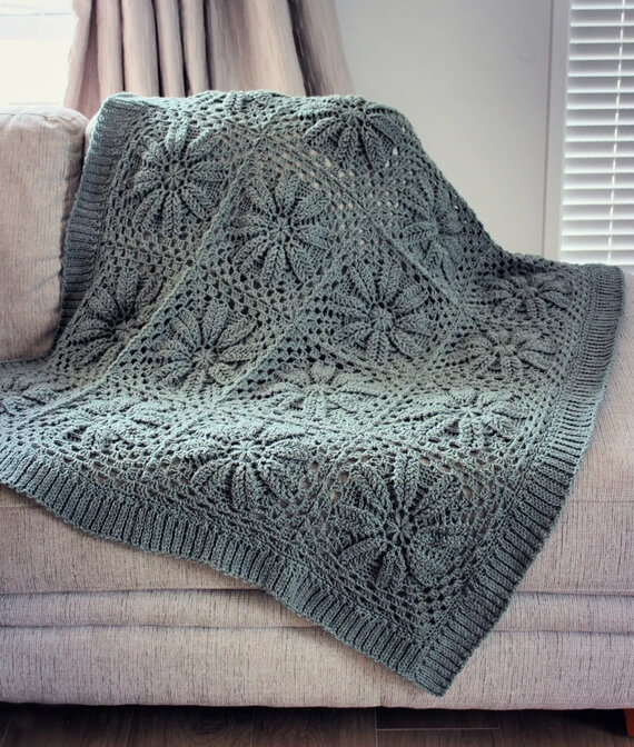 Thyme to Crochet Afghan Pattern: Customizable Size