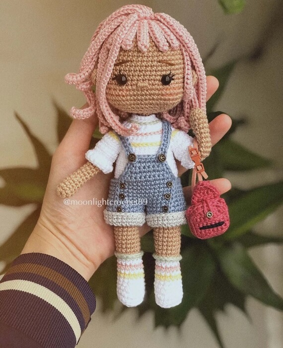 Tina Amigurumi Doll: English Crochet Pattern PDF
