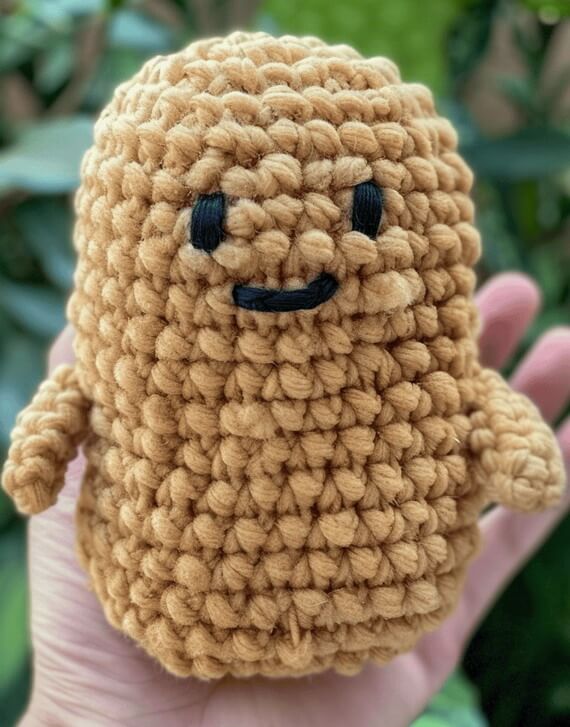 Crochet Your Own Chicken Nugget Pattern