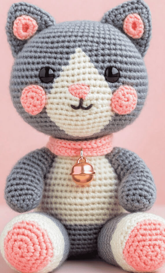 Cute My Little Kitty Crochet Pattern