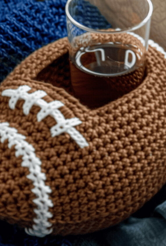Football Caddy Crochet Pattern: DIY Craft