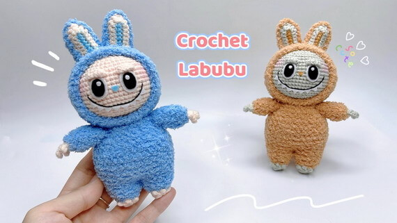 How To Crochet Labubu (17cm) Labubu Crochet Tutorial