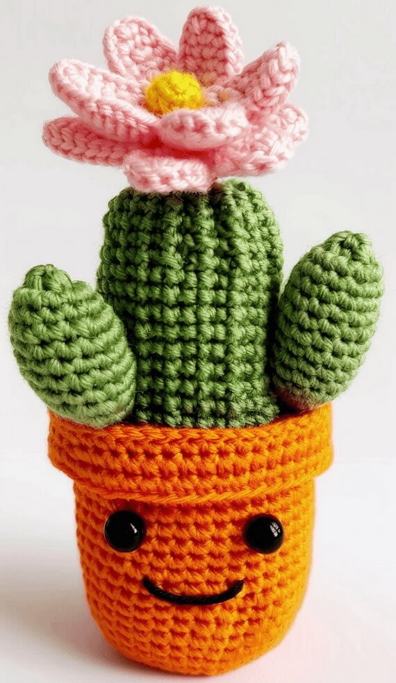 Mini Cactus Crochet Patterns: Easy Amigurumi Project