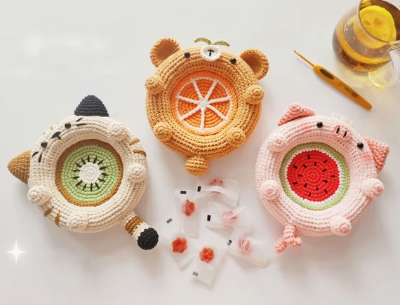 Adorable Animal Hug Cup Crochet Pattern