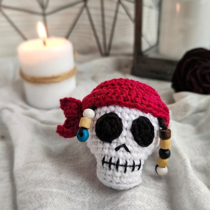 Amigurumi Skull Crochet Pattern – 3 in 1