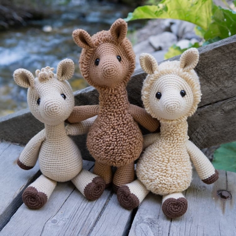 Apicture of a llama to make that i can crochet a free pattern