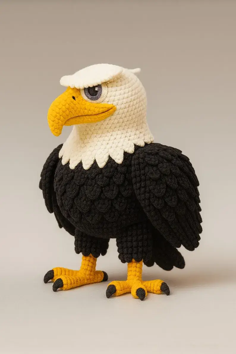 Bald Eagle Amigurumi Crochet Pattern