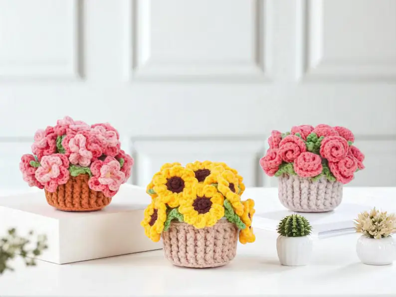 Bloom Pot Crochet Pattern Bundle