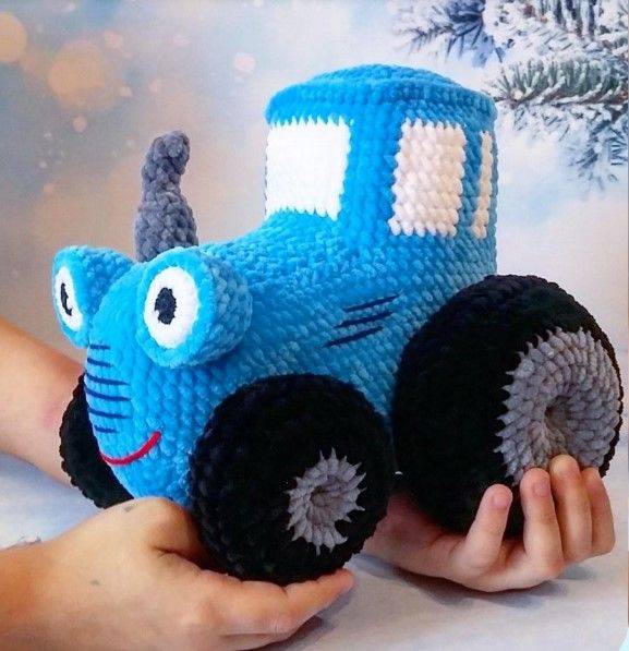 Blue Tractor Amigurumi Crochet Patterns