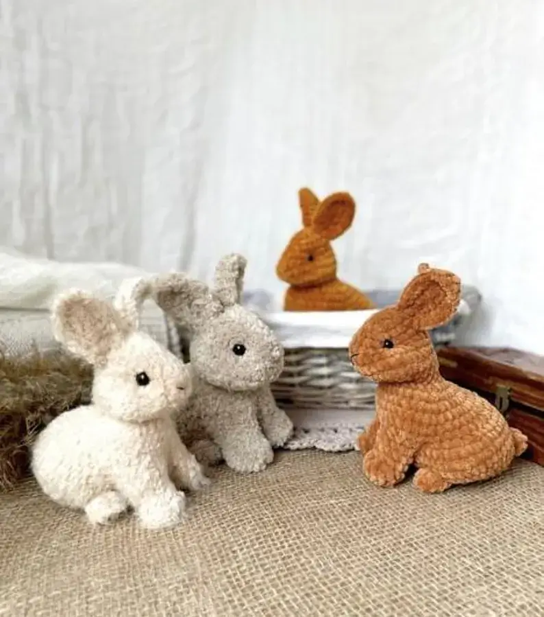 Crochet Baby Rabbit Amigurumi Pattern: Easy Toy