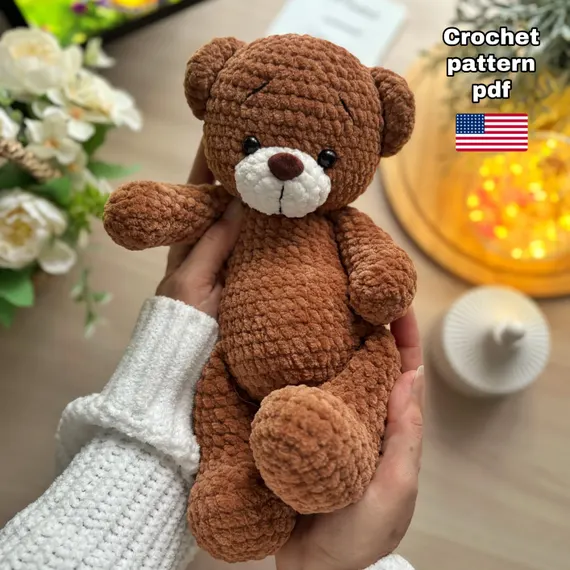 Crochet Bear pattern PDF tutorial