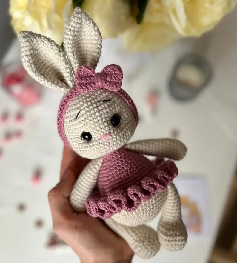 Crochet Pattern Bunny, Amigurumi pattern bunny