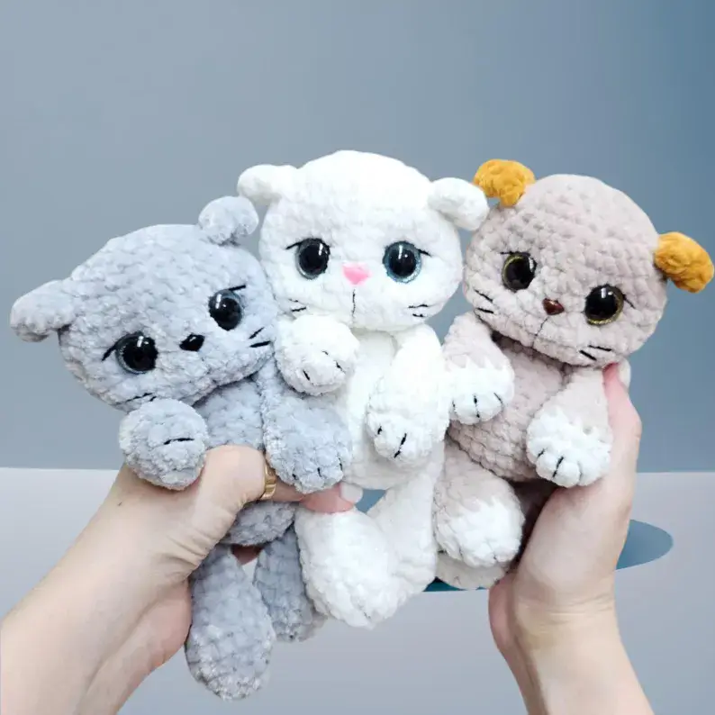 Crochet PATTERN dog and cat, Mini puppy, Amigurumi tutorial
