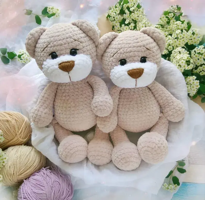 Cute Crochet Teddy Bear Plush Pattern