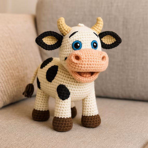 Detailed Cow Amigurumi Pattern