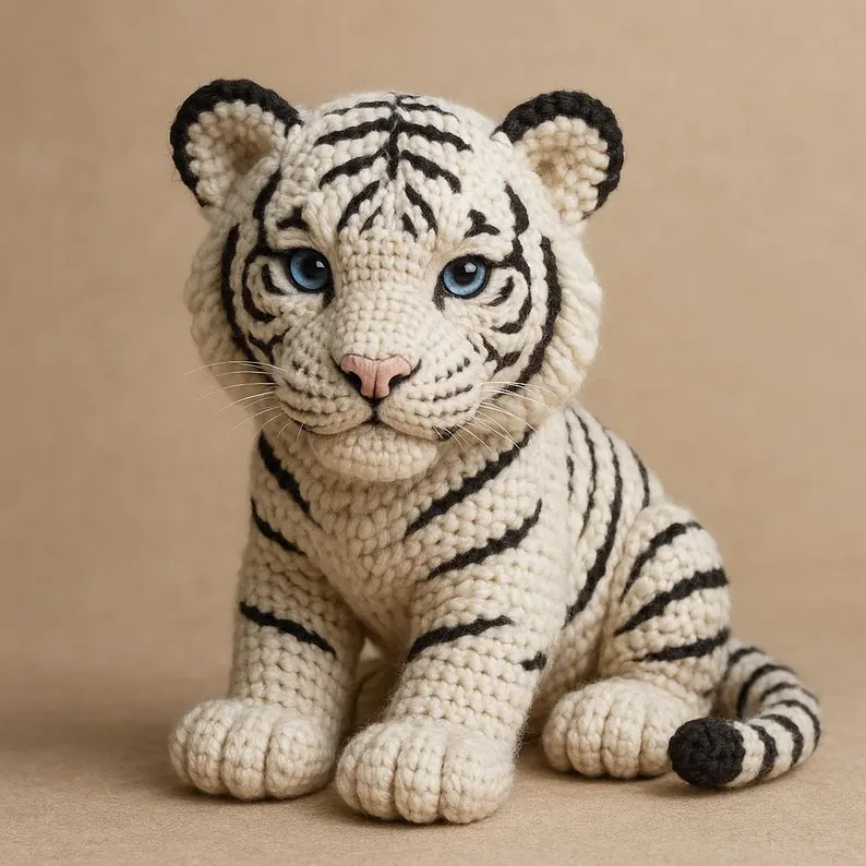 Expert Level White Tiger Crochet Pattern