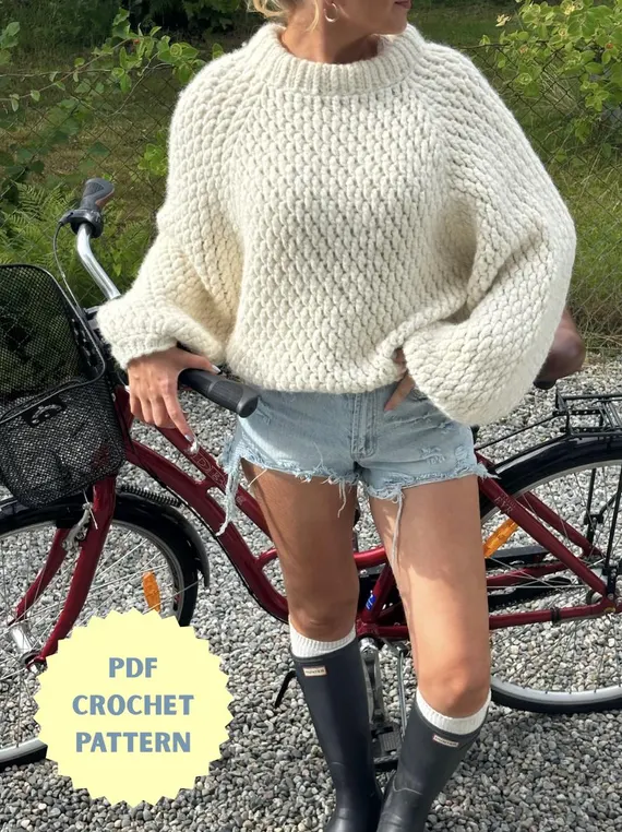 Fjord Sweater Crochet Pattern
