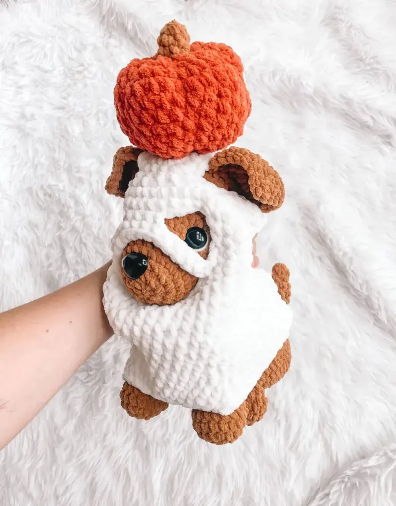 Halloween Crochet Pattern Ghost Amigurumi Pattern