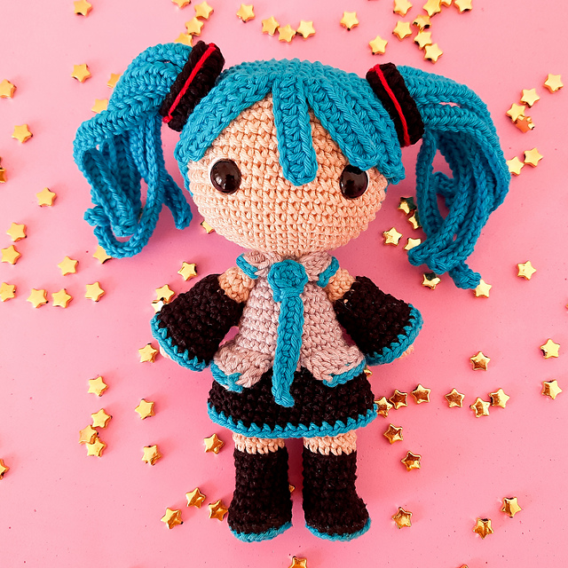 Hatsune miku crochet pattern