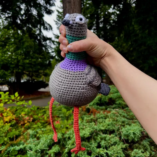 Hector the Pigeon Crochet Pattern