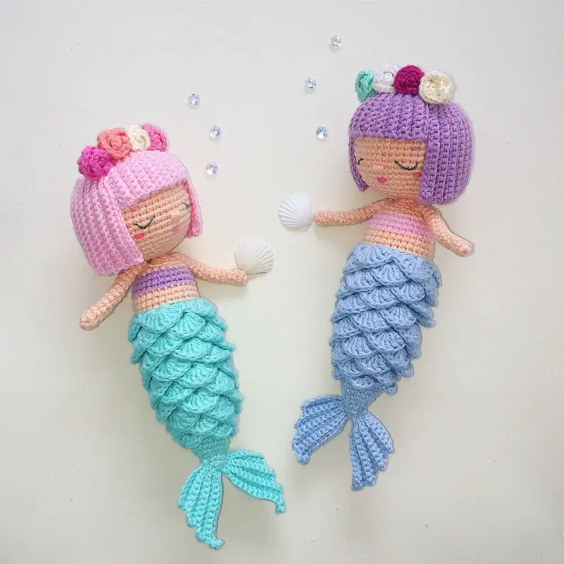 Julia the Mermaid Amigurumi PATTERN crochet