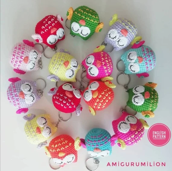 Owl Keychain Pattern