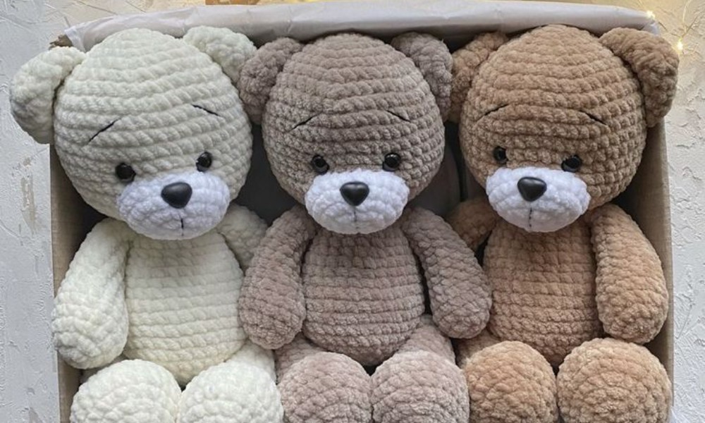 PATTERN Amigurumi crochet teddy bear