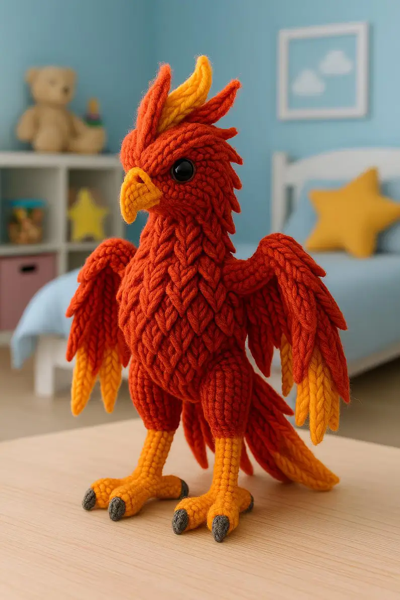 Phoenix Amigurumi Crochet Pattern