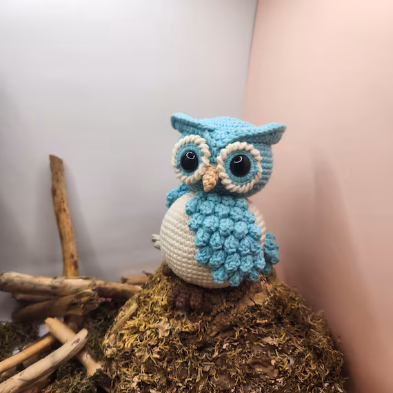 Rotating Head Owl Crochet Pattern