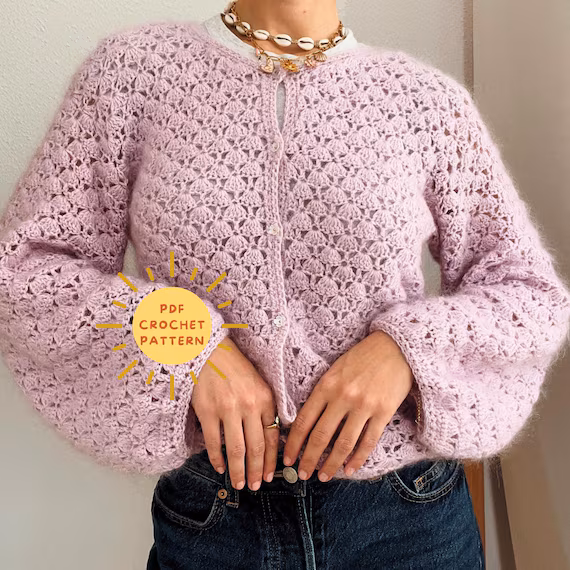 Shelly Cardigan Crochet Pattern