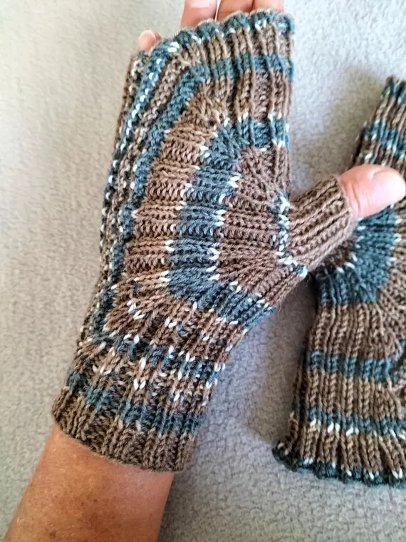 Anleitung, Handstulpen stricken