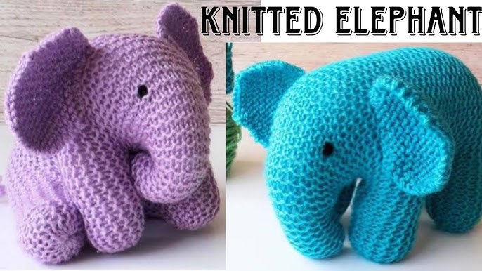 Baby Elephant Knitting Pattern