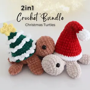Christmas Turtle Crochet Pattern
