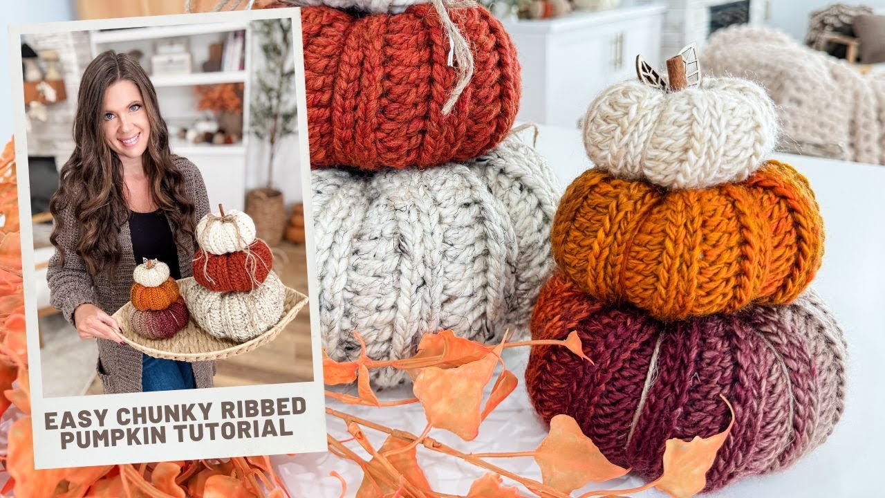 Chunky Harvest Pumpkin Crochet Pattern